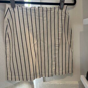 Madewell Pinstripe Skirt